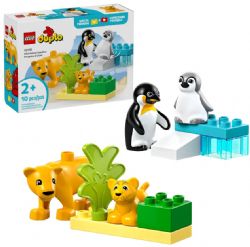 LEGO DUPLO - FAMILLES D'ANIMAUX SAUVAGES : PINGOUINS ET LIONS #10442 (0125)